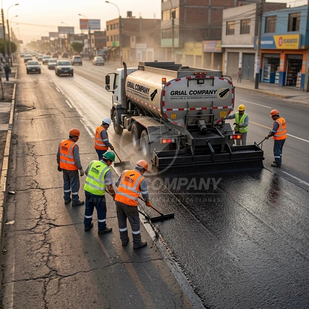 Slurry Seal en Lima