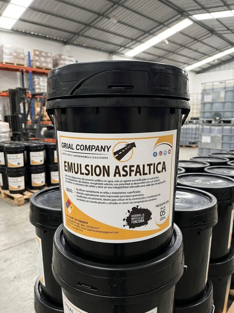 Emulsión Asfáltica de Rotura Media en Lima